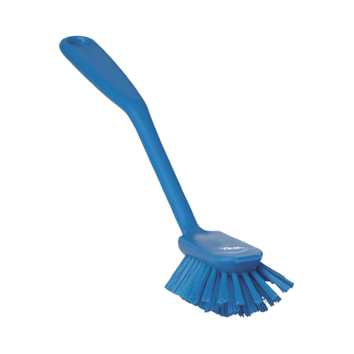 Dish Wash Brush, Blue, 55mm x 280mm x 60mm - NZ Packaging