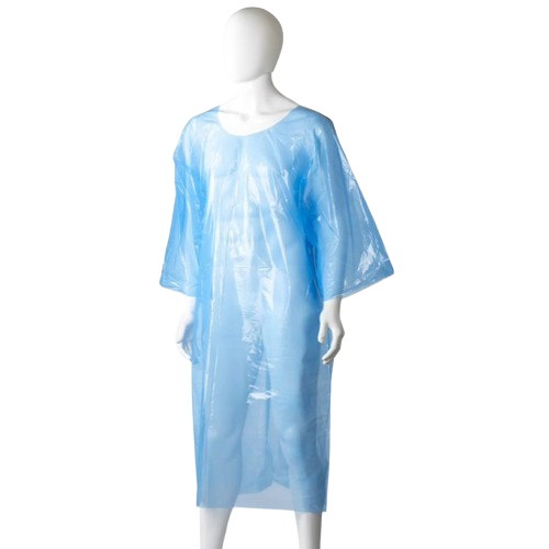 Polyethylene Splash Jacket, Blue, 800mm X 1300mm, 30mu (200)