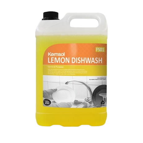 Kemsol Lemon Dishwash General Purpose Detergent 5L