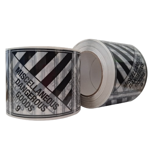 Miscellaneous Dangerous Goods 9, Rippa Label, 96mm X 100mm X 50m
