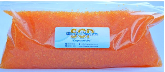 290mm x 160mm Orange Indicating Silica Gel Sachets 1kg