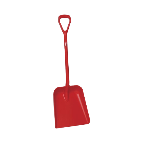 Shovel 379mm X 345mm X 1035mm D Grip Short Handle Large Blade Red