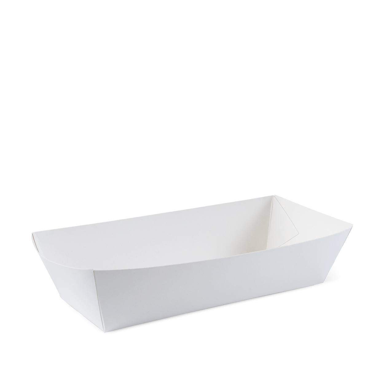 Detpak White Hot Dog Food Tray (500)