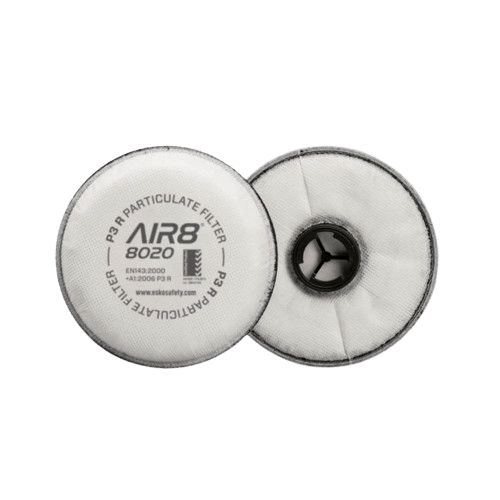Esko - Air8 P3r Fine Particle/Nuisance Level Organic Vapour Pancake Filters 2pcs, Polybag Hangsell Packaging - NZ Packaging