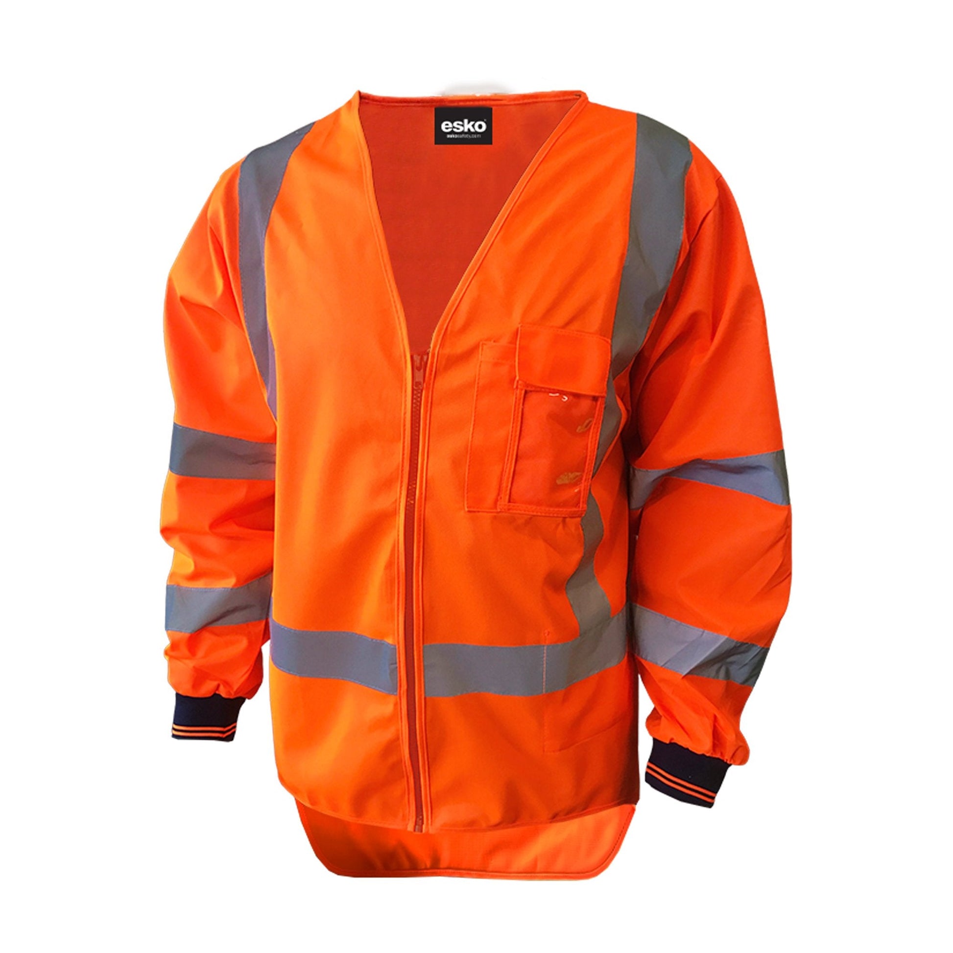 Esko Premium L/S Ttmc-W23 Safety Vest - With Id Pocket - NZ Packaging