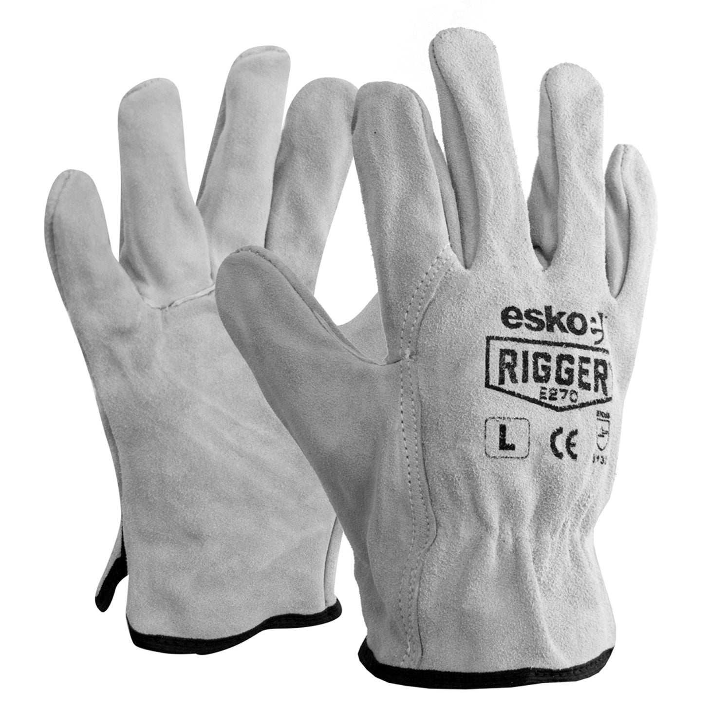Esko Premium Split Leather Cowgrain Glove - NZ Packaging