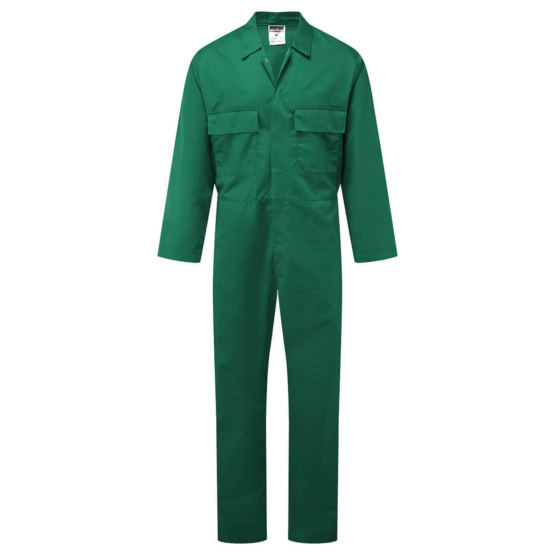 Euro Work Polycotton Coverall, Bottle Green - NZ Packaging