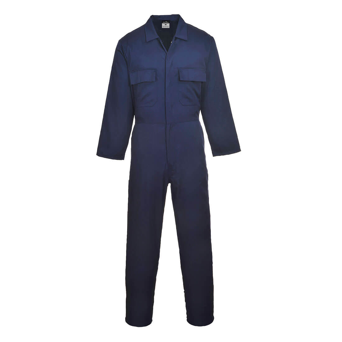 Euro Work Polycotton Coverall, Navy - NZ Packaging