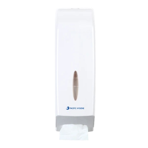 Toilet Tissue Interleaved Dispenser 42cm x 13.5cm x 13.5cm White