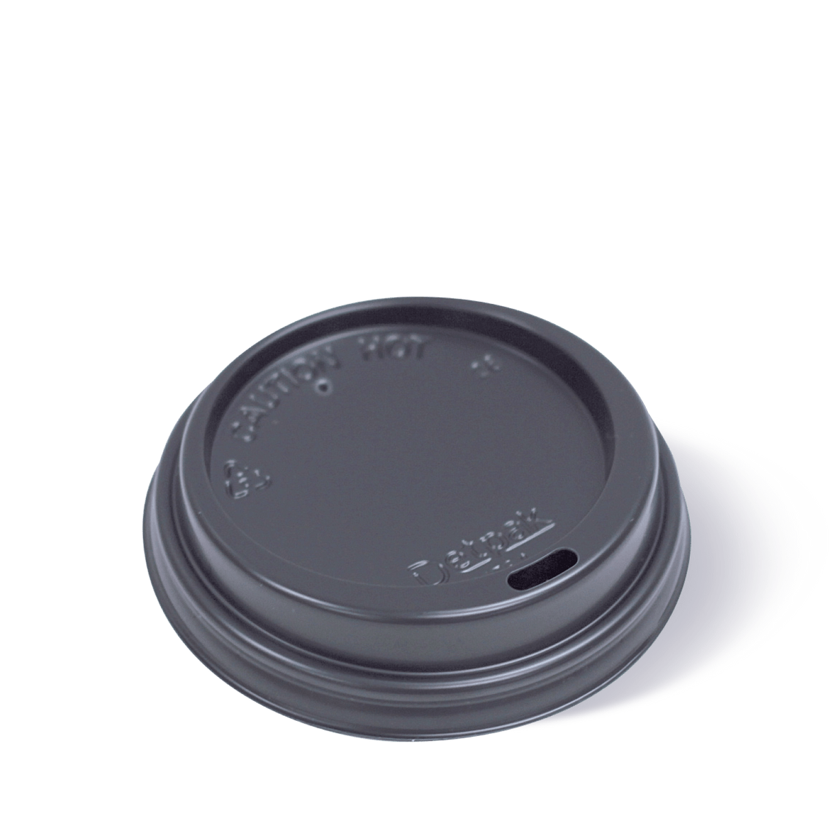 Detpak Black 8Oz (80Mm) Smooth Hot Cup Lid (1000)