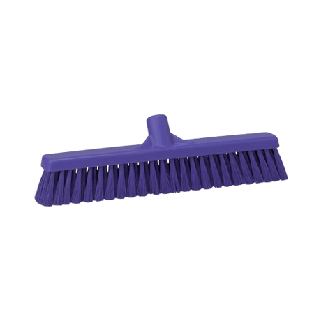 Floor Broom, Vikan, Purple, 435MM, Medium - NZ Packaging