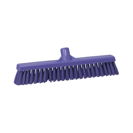 Floor Broom, Vikan, Purple, 610mm , Medium - NZ Packaging