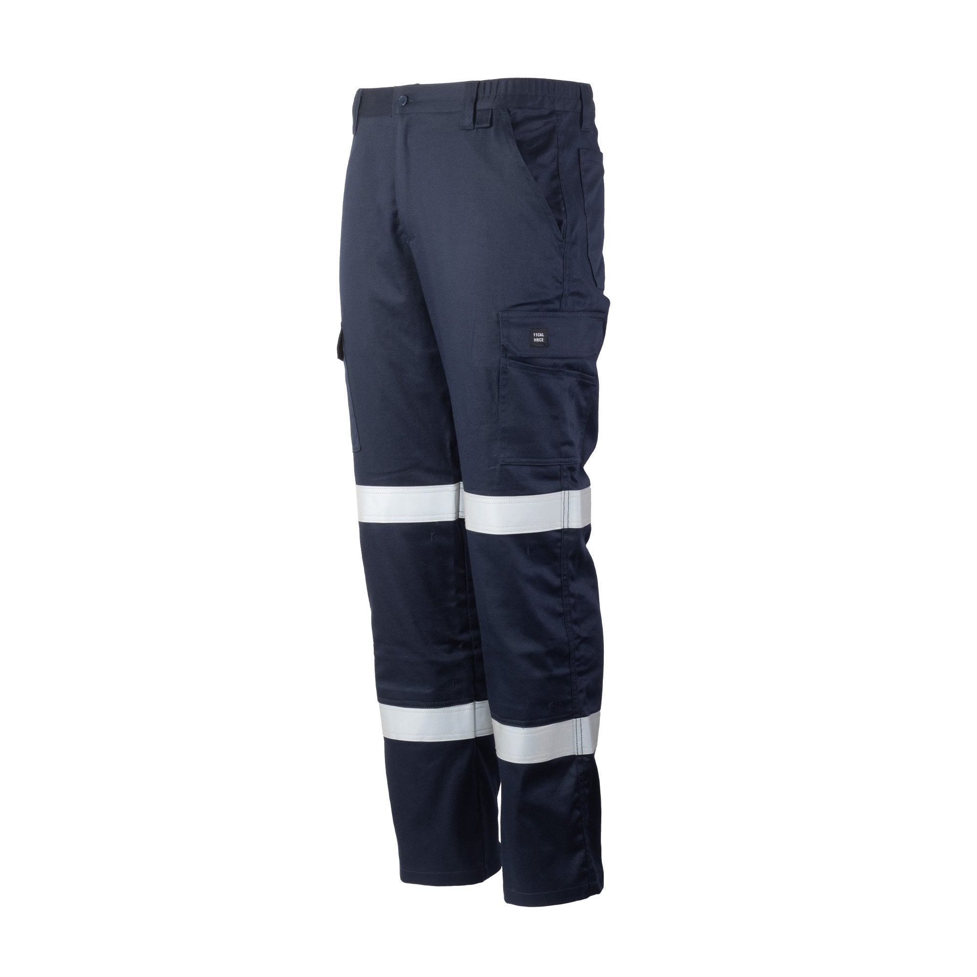 Fr Trousers, 240gsm. 88/11/1, 11 Cal, Navy/Tape - NZ Packaging