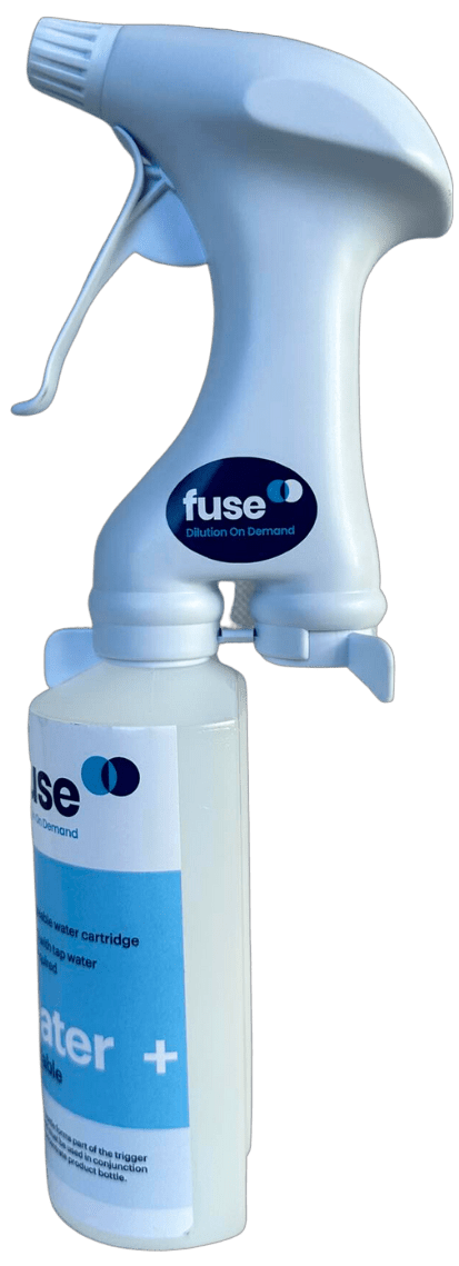 Fuse Dilution Trigger and Water Bottle (0.1% Bleach) - NZ Packaging