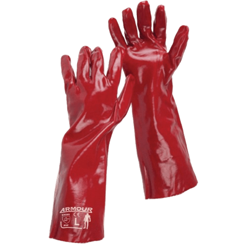 Gauntlet Glovesm, Red, 45cm - NZ Packaging