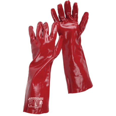 Gauntlet Glovesm, Red, 45cm - NZ Packaging