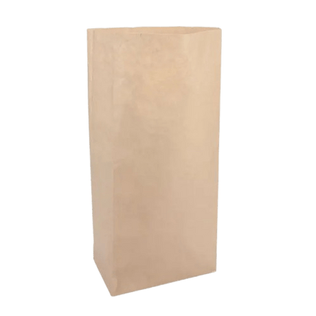 Green Choice 100mm x 50mm x 220mm 0 Block Bottom Bag Paper (500) - NZ Packaging