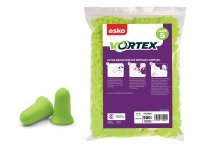 Green Vortex Bell Shaped Earplug Refill Bag For Dispenser, Class 5 - 26db, 500 Pair Bulk Pack. - NZ Packaging