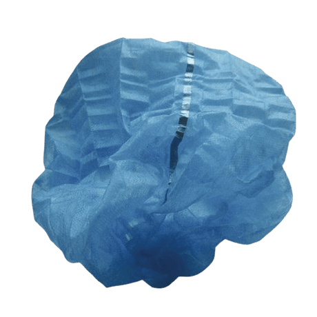 Hair Net, Blue, Metal Detectable (100) - NZ Packaging