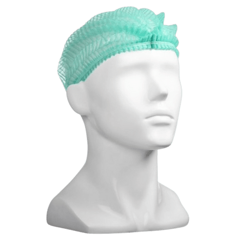 Hair Net, Green, 530mm Wide, 12gsm (1000) - NZ Packaging
