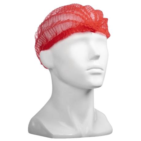 Hair Net, Red, 530mm Wide, 12gsm (1000) - NZ Packaging