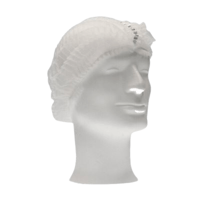 Hair Net, White, Metal Detectable (100) - NZ Packaging