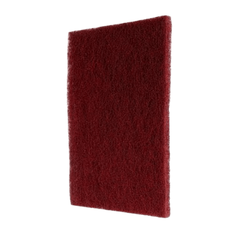 Hand Pad 152mmX228mm Scotch Brite 7447 Maroon (60) - NZ Packaging
