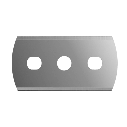 Heavy Duty Sterling Technical Blade, 0.4mm, 3 Hole, Rounded Ends (10) - NZ Packaging