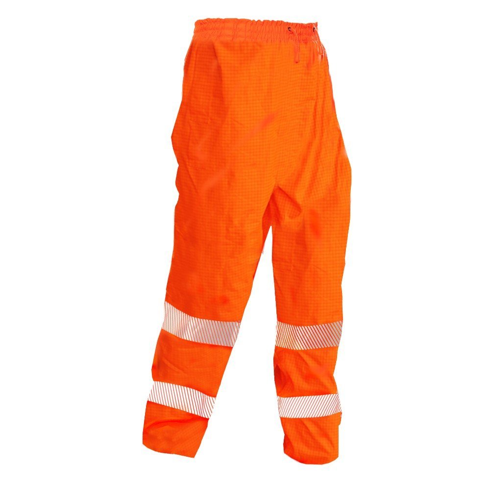 Hi Vis Pu.Trousers,Fr, Orange - NZ Packaging