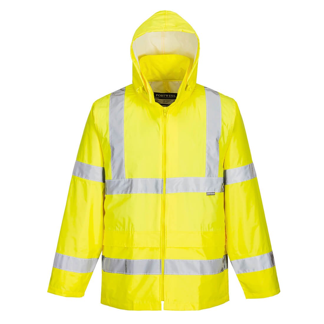 Hi-Vis Rain Jacket, Yellow - NZ Packaging