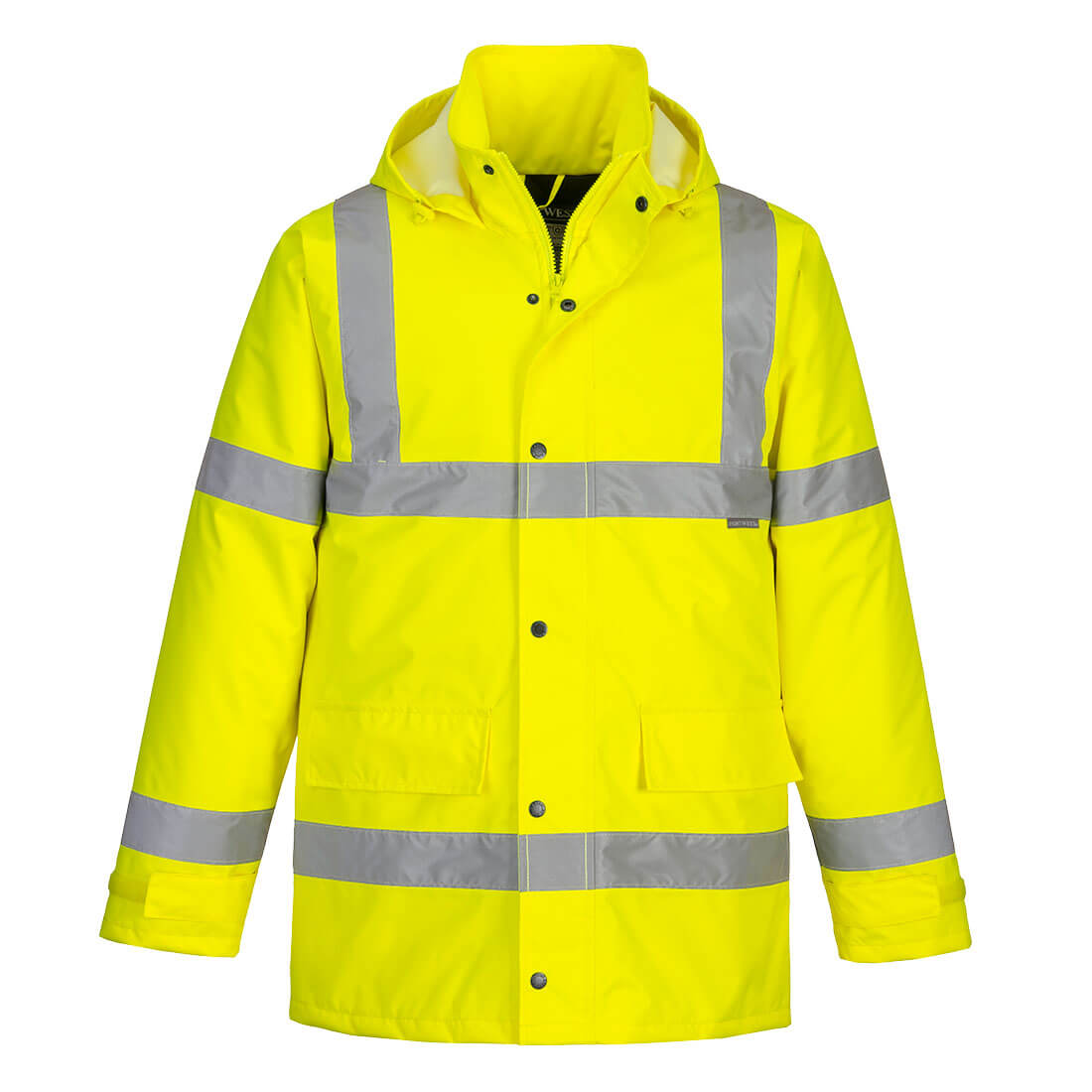 Hi-Vis Winter Traffic Jacket, Yellow - NZ Packaging
