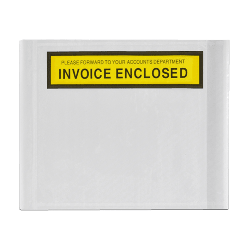 Invoice Enclosed Labelope, Clear, 115mm X 150mm (1000) - NZ Packaging