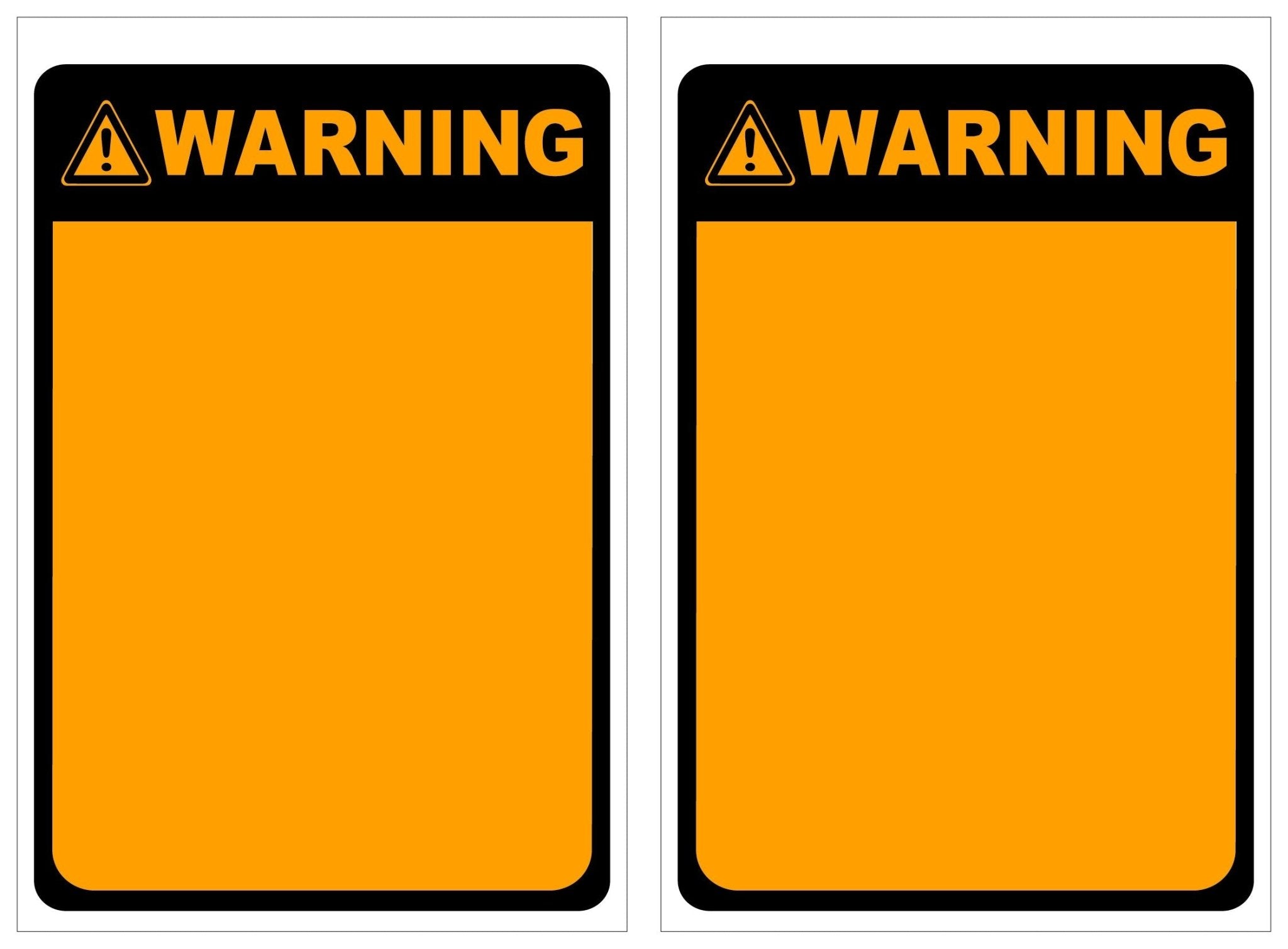Isolock Lockout Tag - Warning - Blank With Chevrons- Pk/25 Tags - NZ Packaging