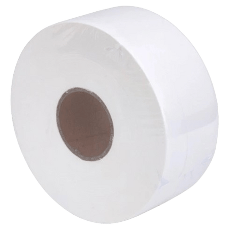 Jumbo Toilet Roll 100% Recycled Paper - 2 ply 300m/Roll, 8/Ctn - NZ Packaging