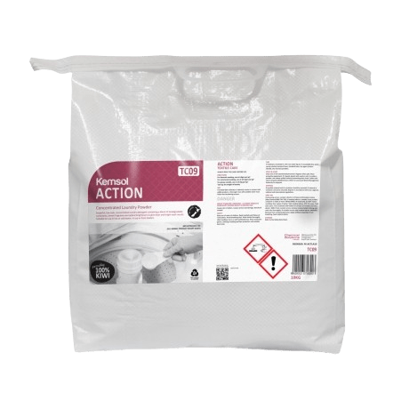 Kemsol Action Concentrated Laundry Powder 10Kg - NZ Packaging