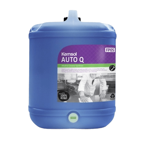 Kemsol Auto Q Alkaline Cleaner Sanitiser 20L - NZ Packaging