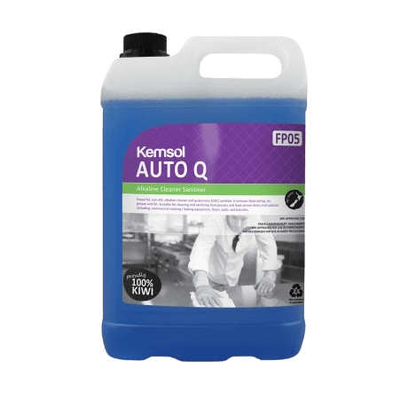 Kemsol Auto Q Alkaline Cleaner Sanitiser 5L - NZ Packaging