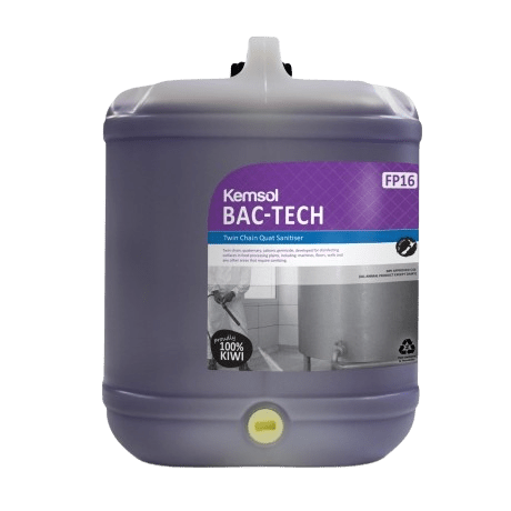 Kemsol Bac - Tech Twin Chain Quat Sanitiser 20L - NZ Packaging