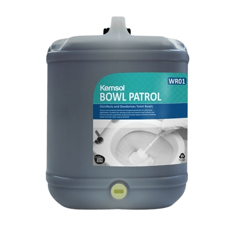 Kemsol Bowl Patrol Disinfects and Deodorises Toilet Bowls - NZ Packaging