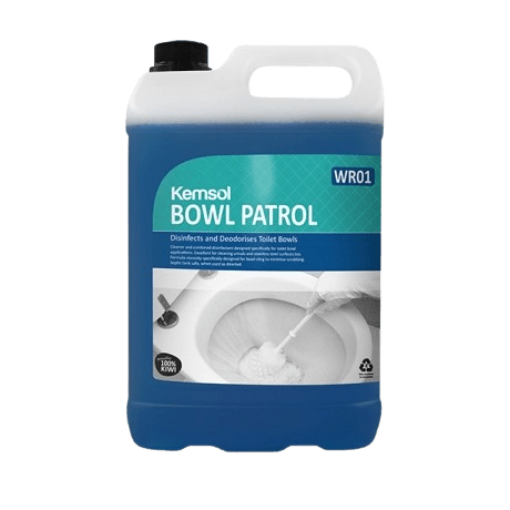 Kemsol Bowl Patrol Disinfects and Deodorises Toilet Bowls 5L - NZ Packaging