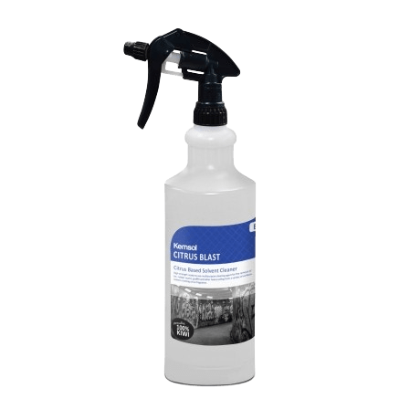 Kemsol Citrus Blast Multipurpose Solvent Degreaser (Ctn 12Each) (Dg Class 3) 500Mls X 1L - NZ Packaging