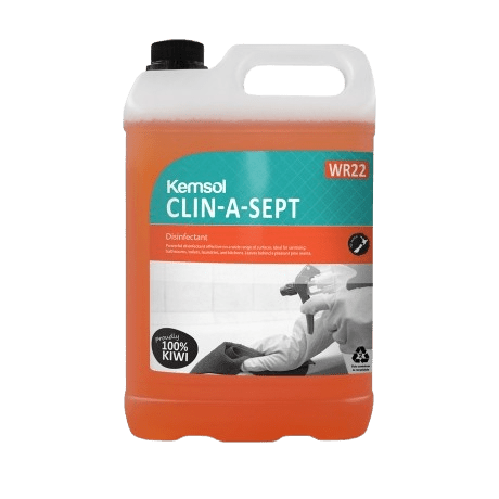 Kemsol Clin - A - Sept Disinfectant 5L - NZ Packaging