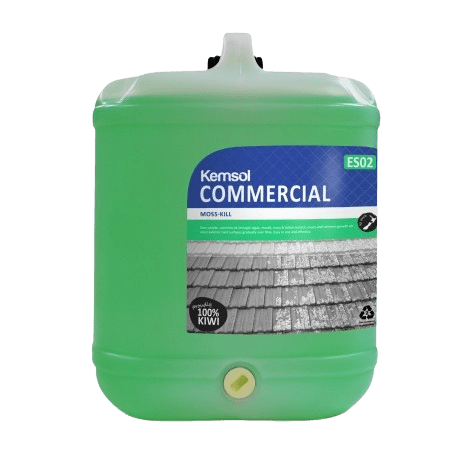 Kemsol Commercial Moss - Kill Algae Mould Moss & Lichen Control 20L - NZ Packaging
