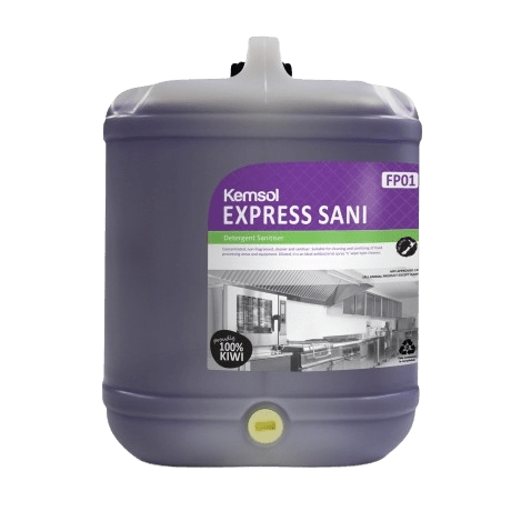 Kemsol Express Sani Detergent Sanitiser 20L - NZ Packaging