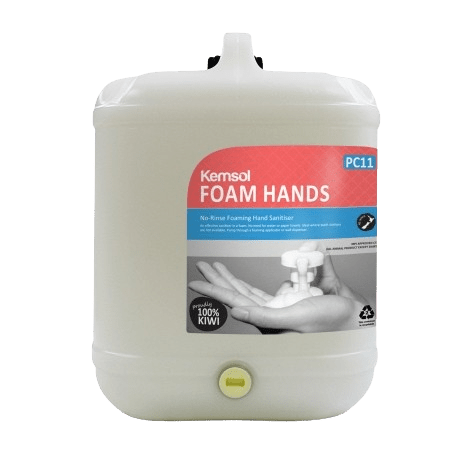 Kemsol Foam Hands No - Rinse Foaming Hand Sanitiser 20L - NZ Packaging