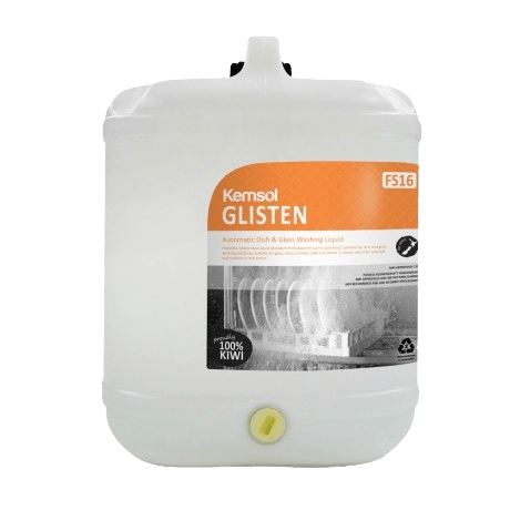 Kemsol Glisten Automatic Dish & Glass Washing Liquid 20L - NZ Packaging