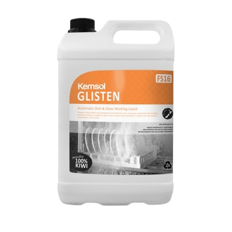 Kemsol Glisten Automatic Dish & Glass Washing Liquid 5L - NZ Packaging