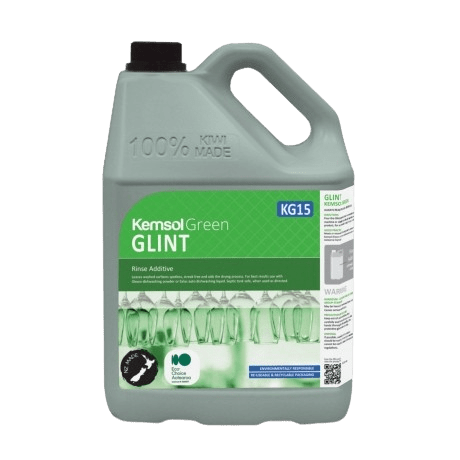 Kemsol Green Glint Rinse Additive 5L - NZ Packaging
