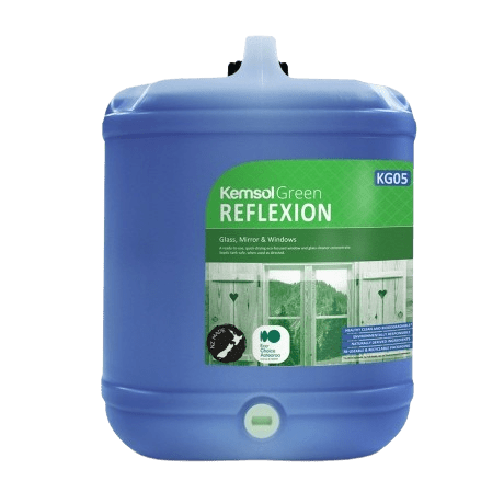 Kemsol Green Reflexion Glass, Mirrors & Windows 20L - NZ Packaging