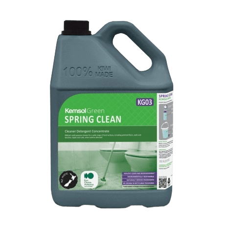Kemsol Green Spring Clean Cleaner Detergent Concentrate 5L - NZ Packaging